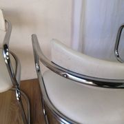 Pair of vintage cantilever chairs Zougoise Victoria, Switzerland.