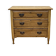 Commode anglaise en noyer du début XXème