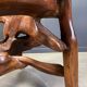 Large olive tree root chair set, 1960s