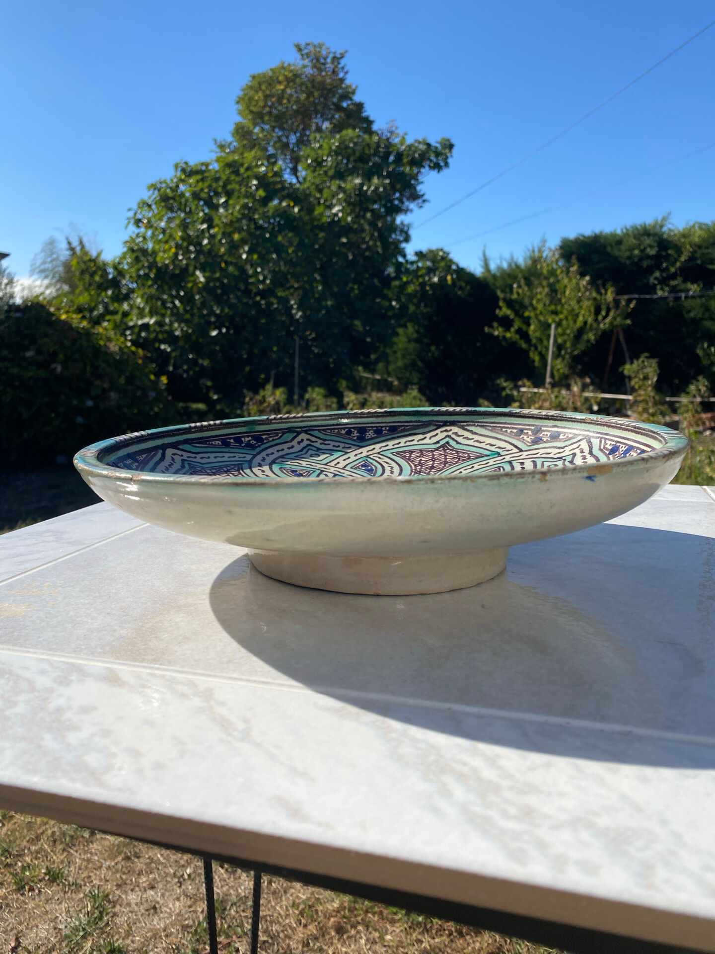 Grande coupe ancienne maroc ou Tunisie XXeme