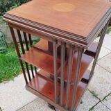 Vintage antique rotating bookcase