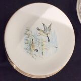 9 plates primefleur gien