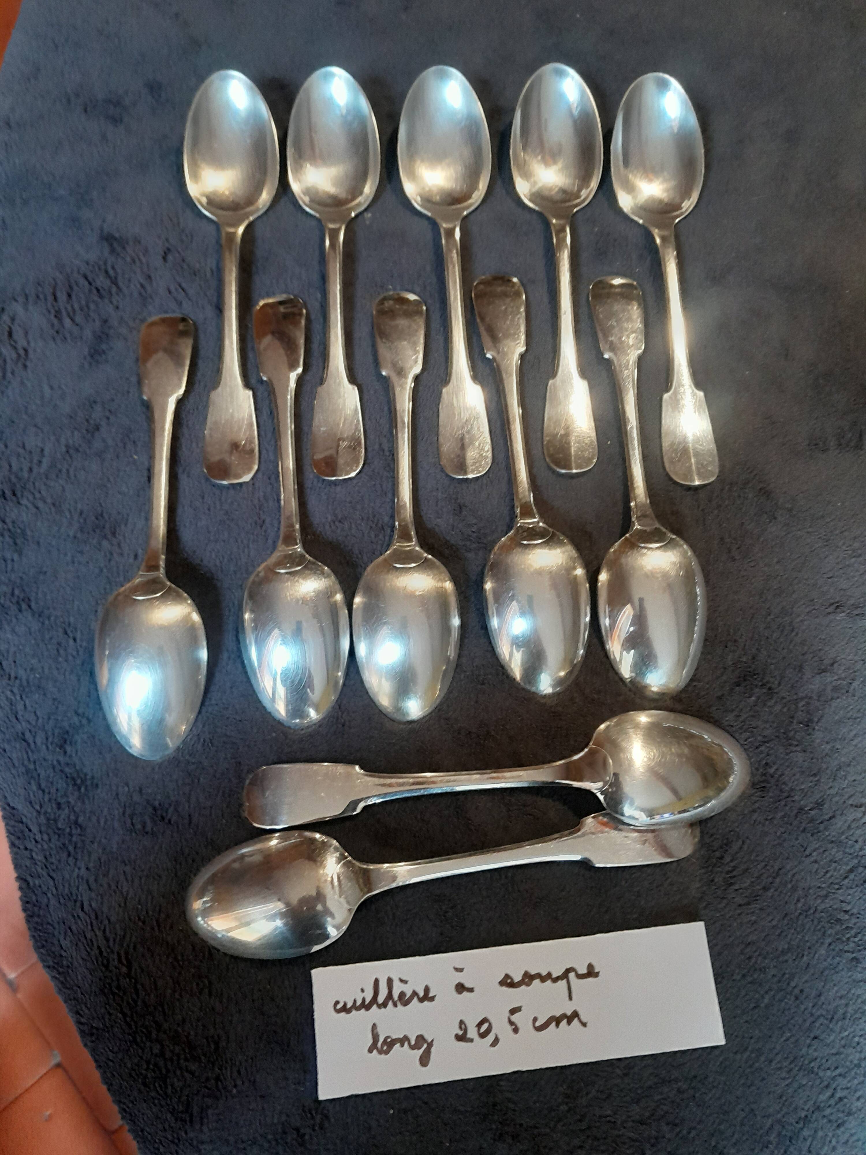 household set 172 pieces Christofle model Cluny