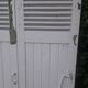 Shutters 4 leaves H148xW245cm (2) antique oak louvres pair 2