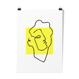 Illustration Apollo yellow-poster A3 29, 7x42cm