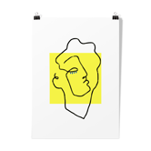 Illustration Apollo yellow-poster A3 29, 7x42cm