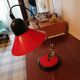 Vintage red black luminor style lamp