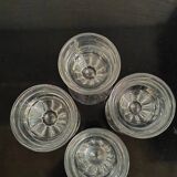 4 verres XIX
