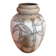Vintage bamboo ceramic vase - West Germany