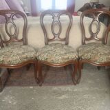 3 mahogany chairs