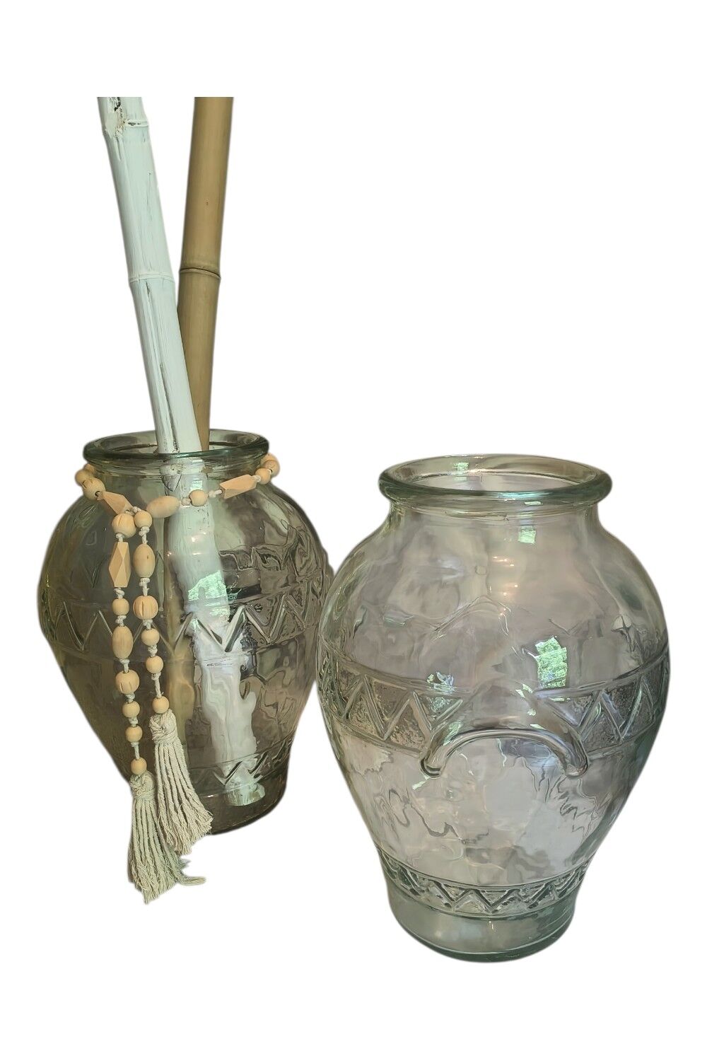 Decorative glass vases