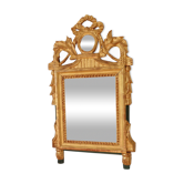 Louis XVI mirror in gilded wood 35x 65cm