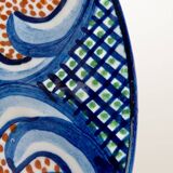 Set of three painted Spanish ceramic dishes - ⌀ 23, 26 and 32 cm