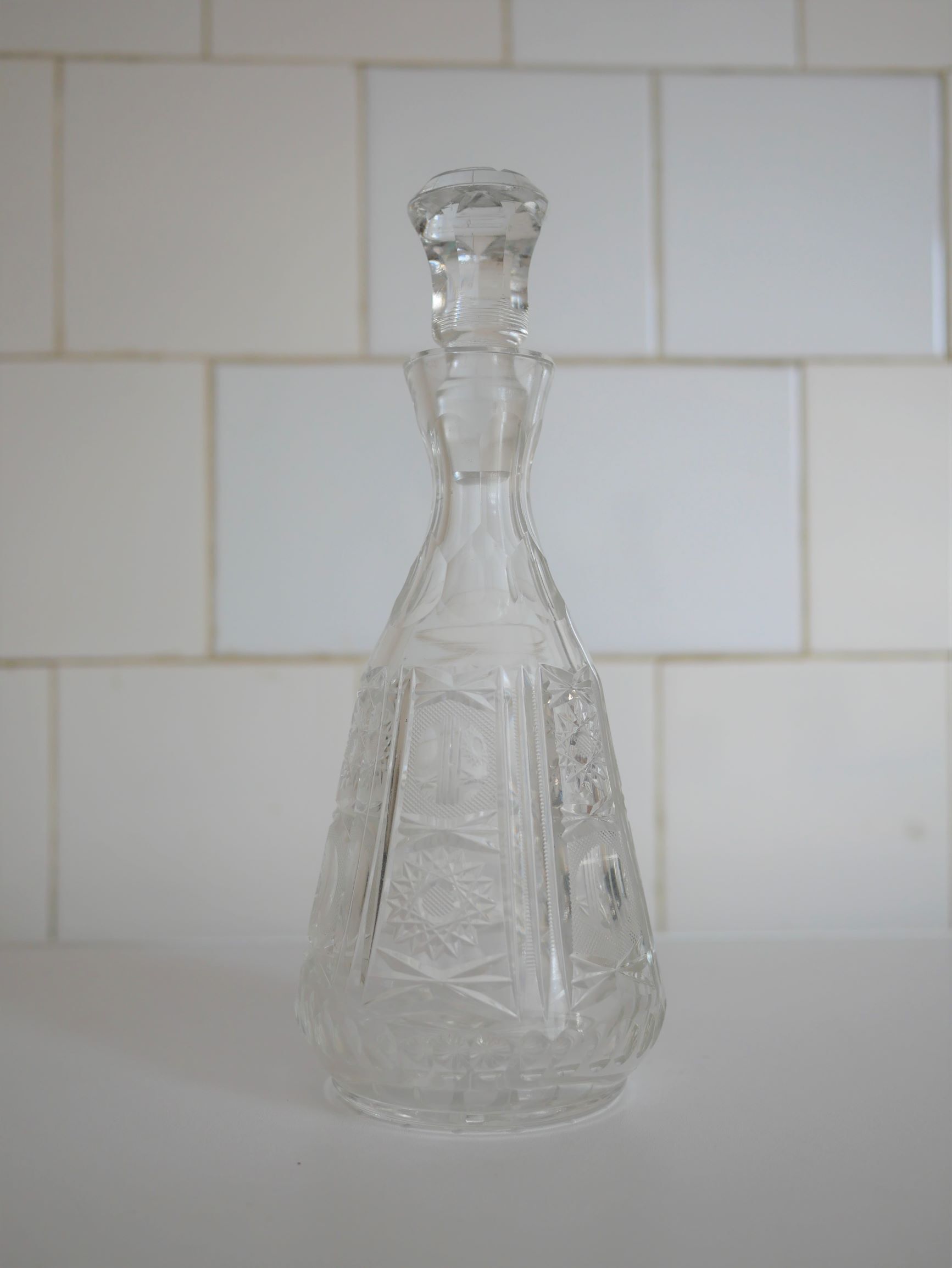 Crystal wine decanter
