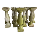 Set of 10 vintage antique style balusters