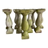 Lot de 10 balustres vintage style antique
