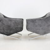 Paire de fauteuils design italien des années 1970