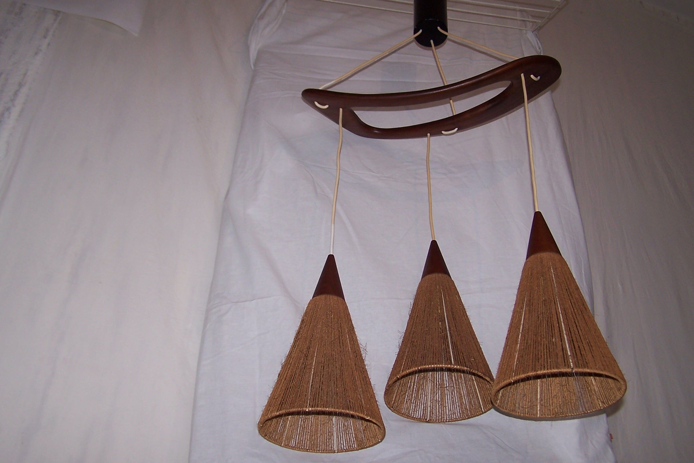 Scandinavian teak suspension - 50s