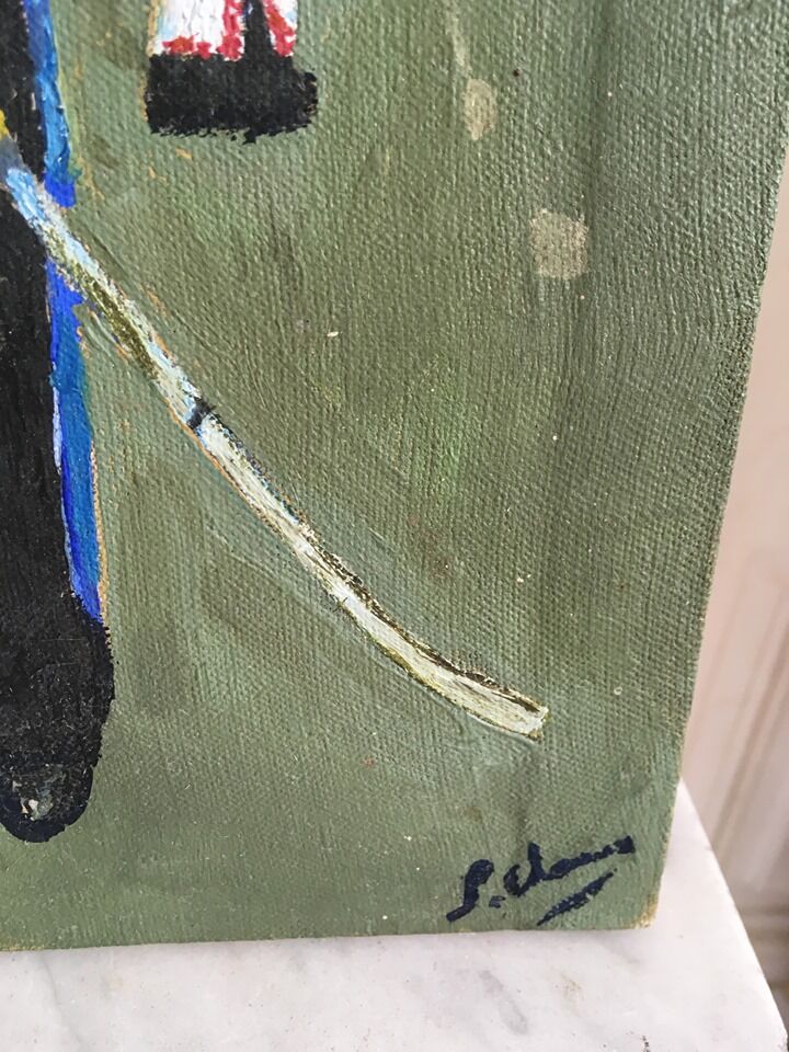 Painting infantry oil