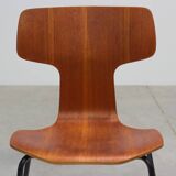 Arne Jacobsen Hammer Chair model 3103 for Fritz Hansen 1960