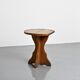 Wall-mounted table in solid wood, French Alps, around 1970.