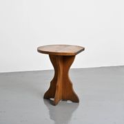 Table murale en bois massif, Alpes françaises, vers 1970