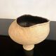 Sculptural studio ceramic art pottery vase, Germany 1966