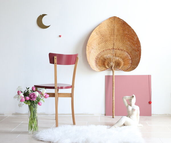 Chaise bistrot en bois vintage revisitée