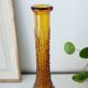Bottle, carafe Empoli in amber glass