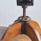 American oak office armchair