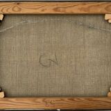 Vintage Oil Painting Industrial Landscape signed ÖRJAN WALLERT (1949)