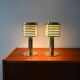 Pair of model B142 brass table lamps by Hans-Agne Jakobsson