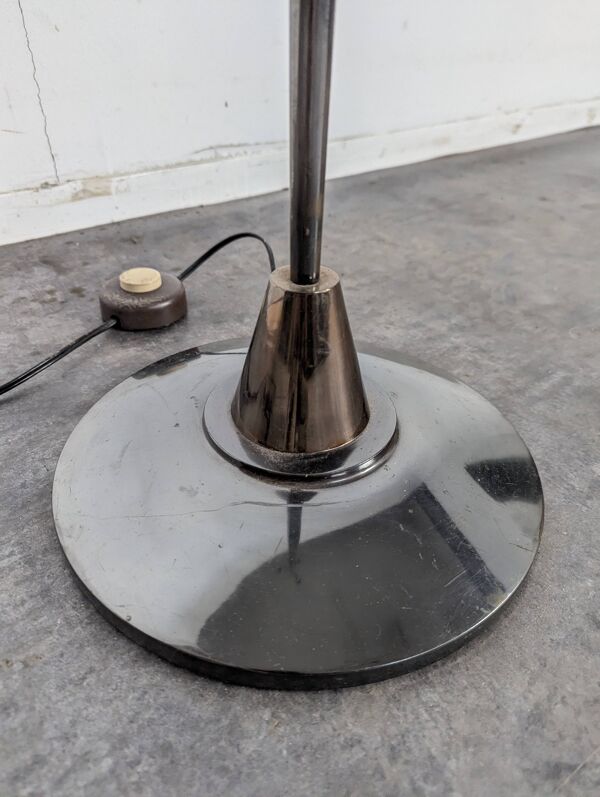 Lampadaire Maison Arlus 1960 Métal et Laiton