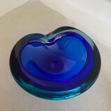 Vintage sommerso Murano ashtray