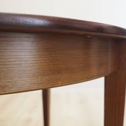 Round rosewood table, Danish design, 1970s, production: Denmark