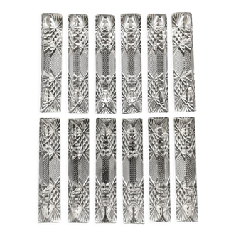 Crystal knife holders