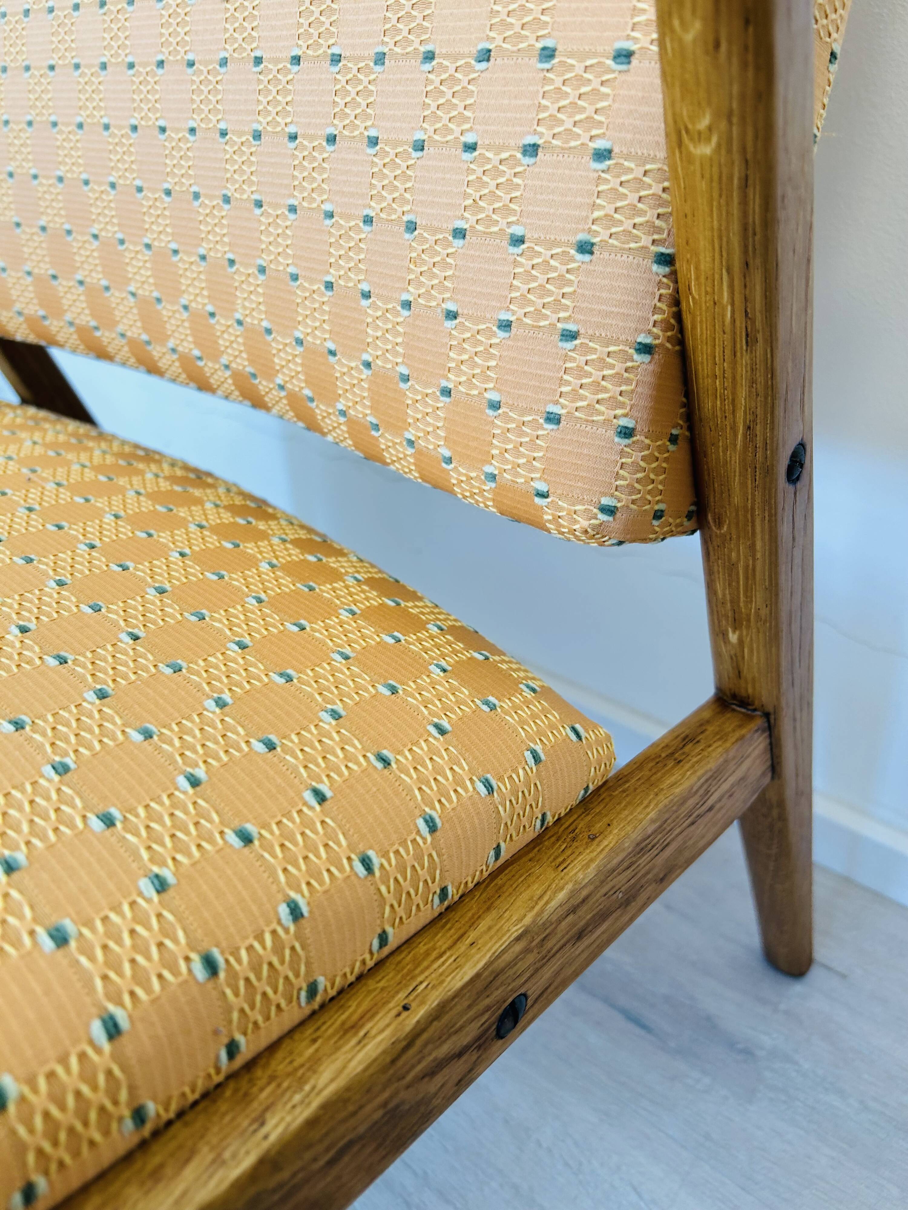 Fully Restored Vintage Armchair from Czechoslovakia 1960’s