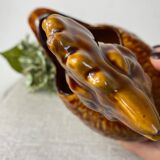 Poet Laval ceramic rooster pitcher