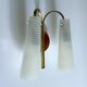 Vintage Italian Glass Sconce, 1960s