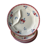 8 asparagus plates Sarreguemines /Digoin