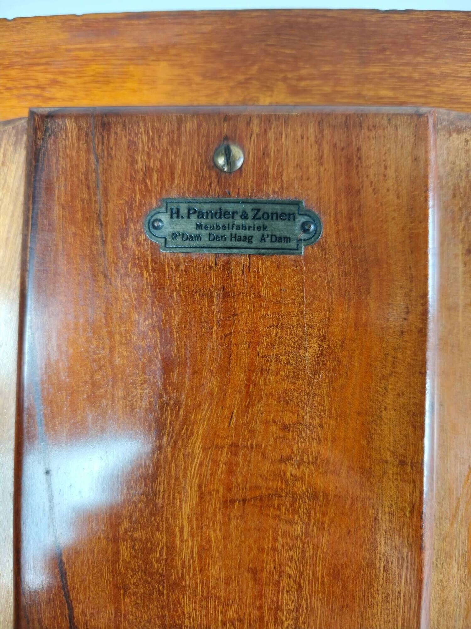 High-quality late 19th-century mahogany wardrobe by H. Pander & Zonen