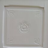 Re-enchanted Art Deco wardrobe in beige.