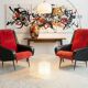 Pair of armchairs by Erton vintage design 1960