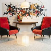 Pair of armchairs by Erton vintage design 1960