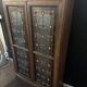 Antique presbytery display case – stained glass windows, religious inspiration