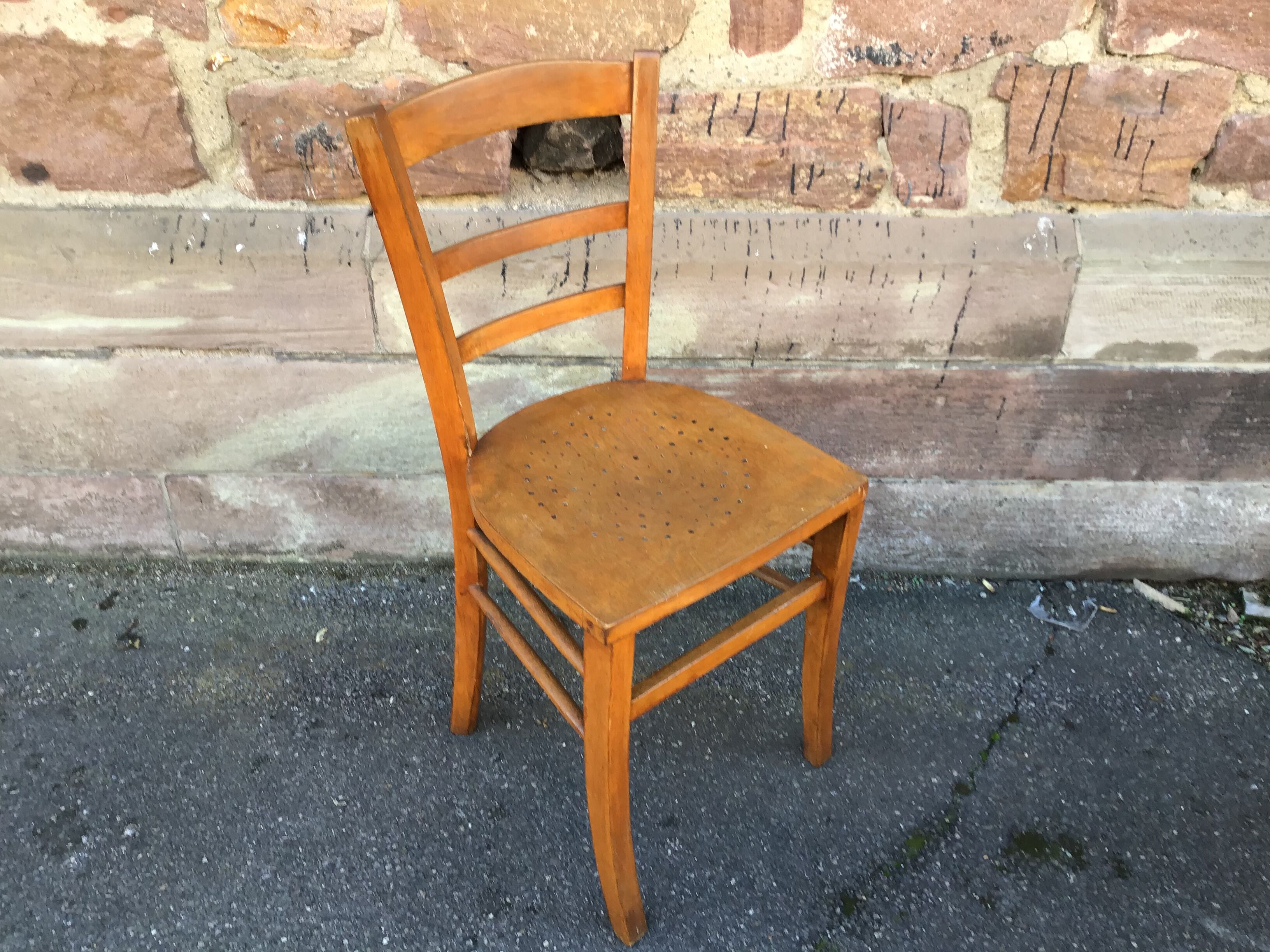 4 Baumann 1960s vintage bistro chairs