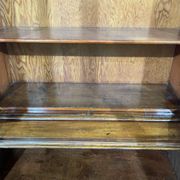 19th century English mahogany two-part bookcase