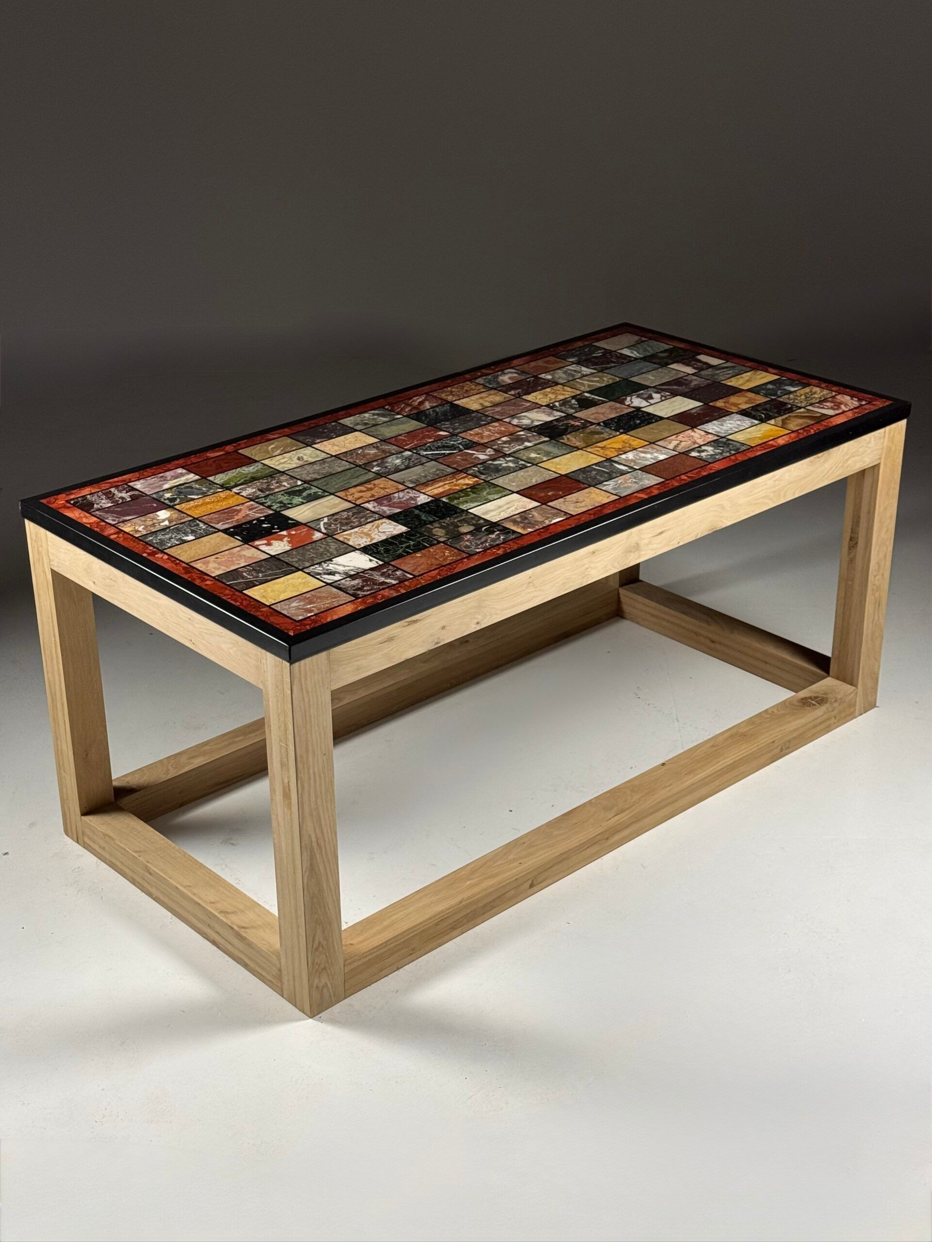 Marble specimen table vintage