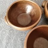 3 bols en grès Digoin