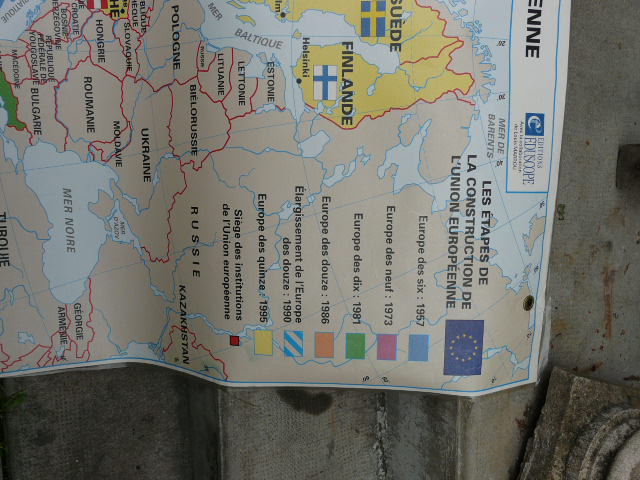 School map vintage poster Europe edition Eduscope MDI old poster